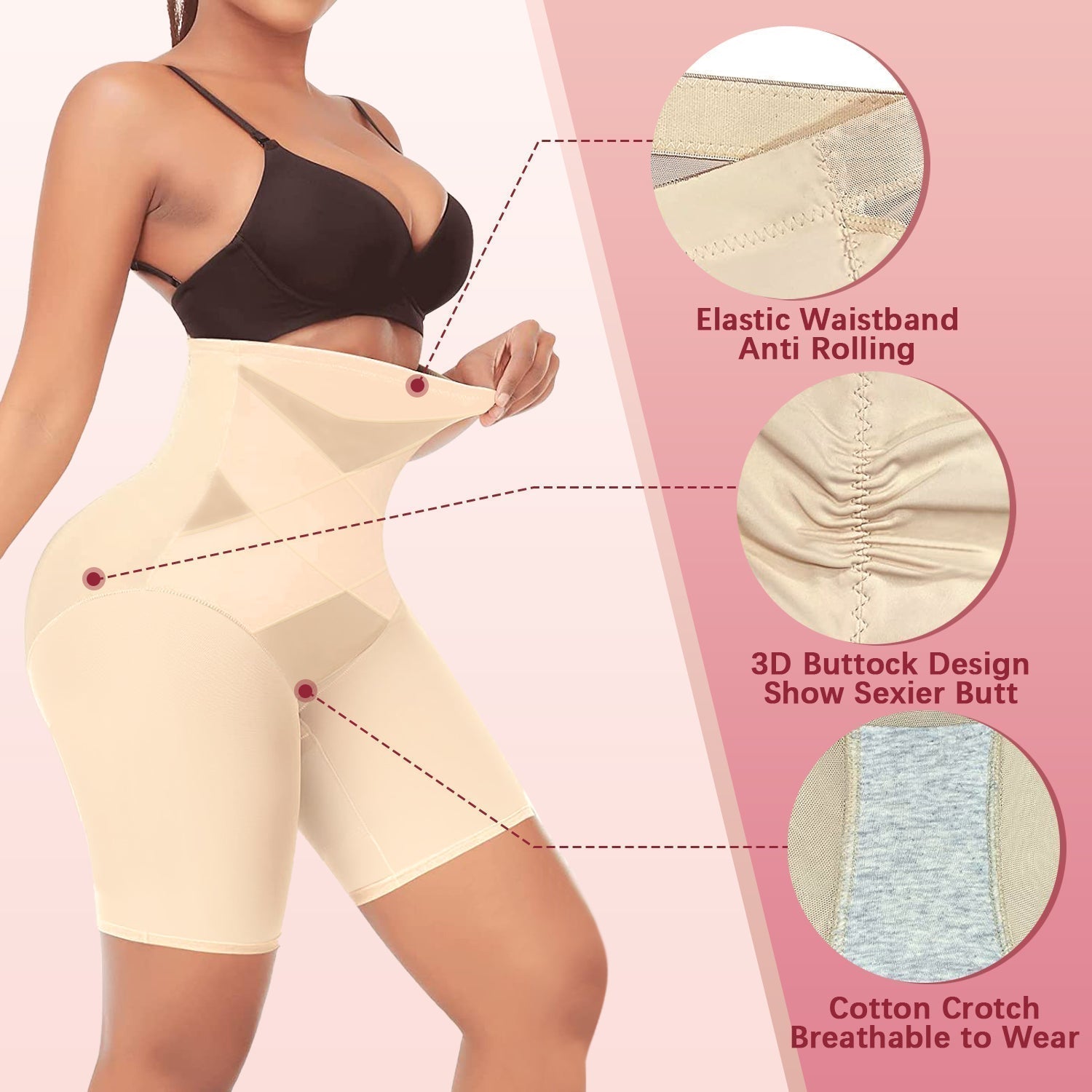 ShapeCross™ – Premium Shapewear für glatte, definierte Kurven [1 + 1 Gratis]