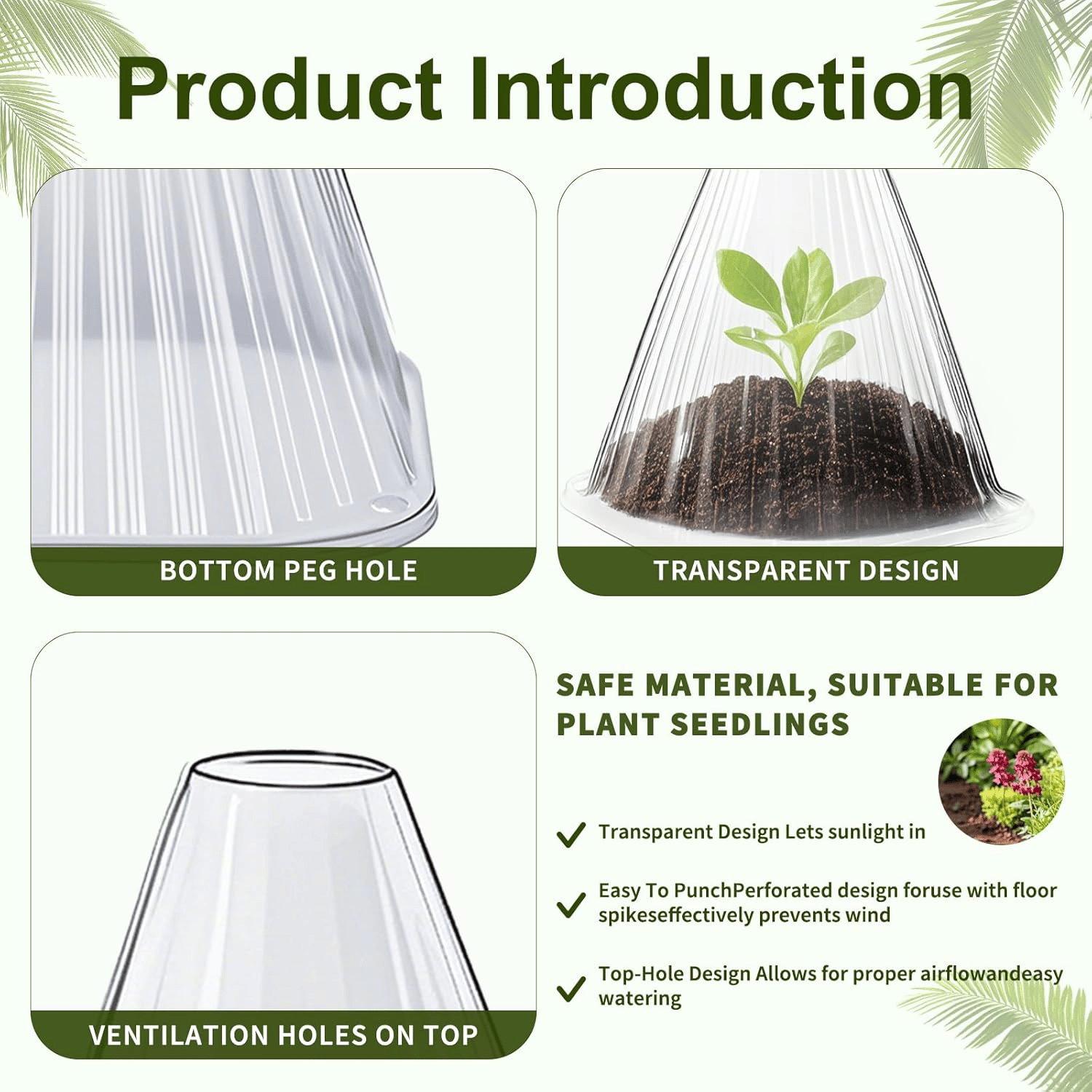 PlantSheild™ - Garten-Gewächshaus-Pflanzenabdeckungen (10 Stück/Set) [5 + 5 Gratis]