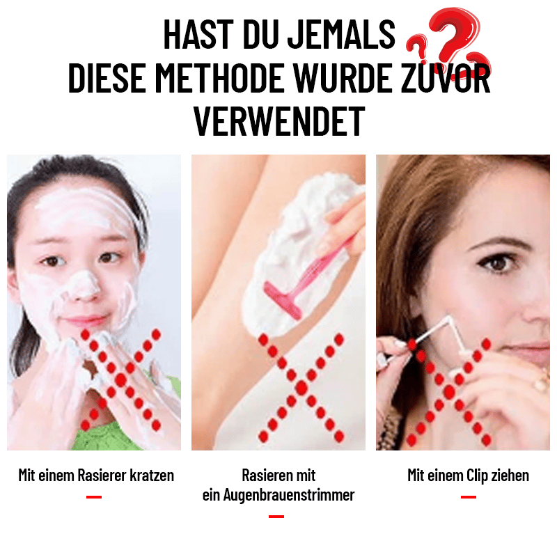 Manueller™ – Schmerzfreie, batterielose Haarentfernung für glatte Haut [2 + 2 Gratis]