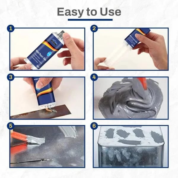 StrongGlue™ - Metall-Reparaturkleber für dauerhafte Ausbesserungen [1 + 1 Gratis]