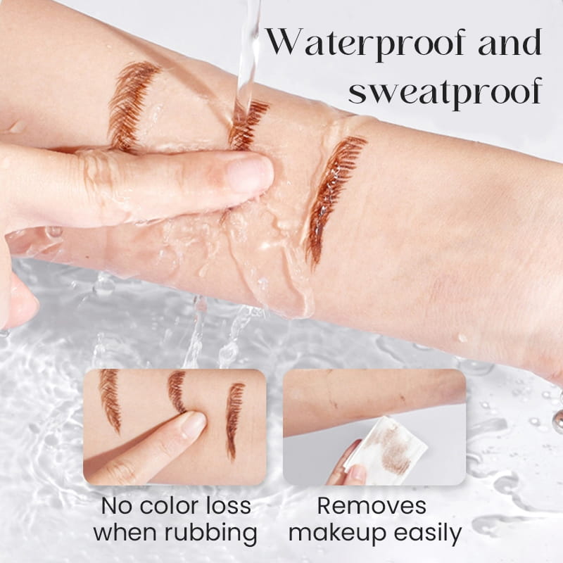 BrowNature Augenbrauenstift – Wasserfestes Microfork Wenkbrauen Gel für Natürliche & Perfekte Brauen