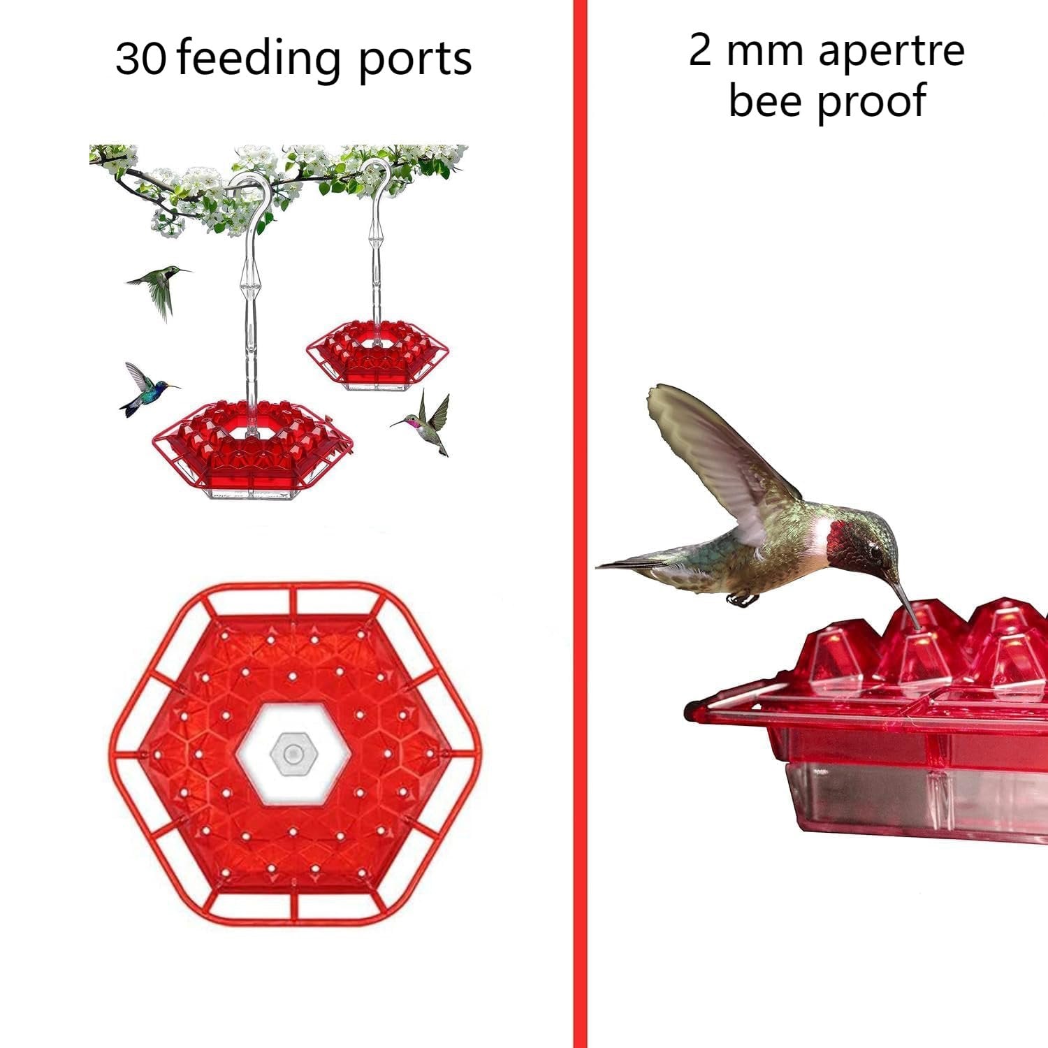 SkySip™ - Charmante hängende Kolibri-Futterstelle für draußen [50% Rabatt]