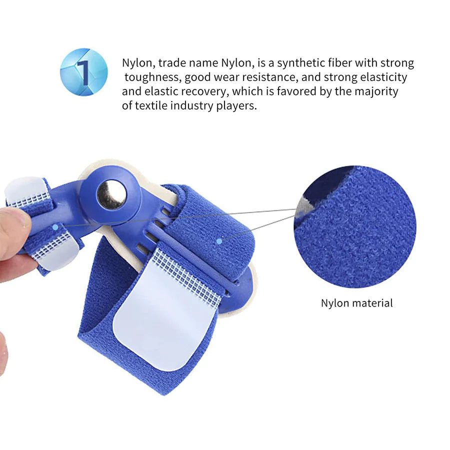 Zehenspreizer, Ballenkorrektur, Gel-Zehentrenner, Hammerzehe, Mit