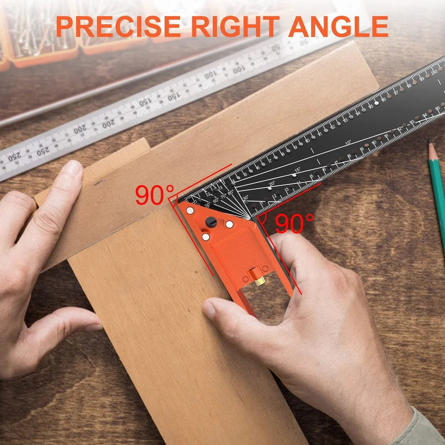 RightAngle™ – Präzisionslineal für Akkurate Winkelmessungen | 50% Rabatt