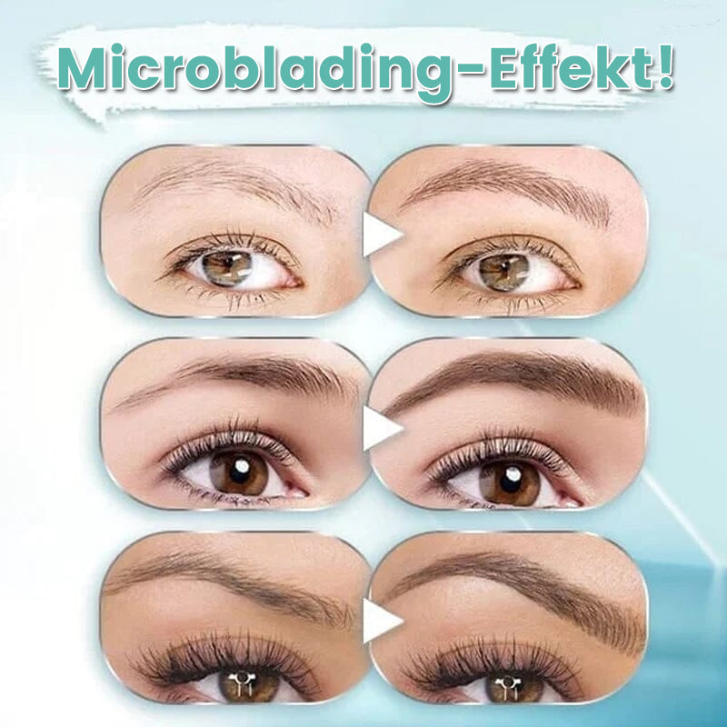 BrowSculpt™ – Wasserdichter 3D-Augenbrauenstift mit vierfacher Gabelspitze für präzises Styling [50% Rabatt]