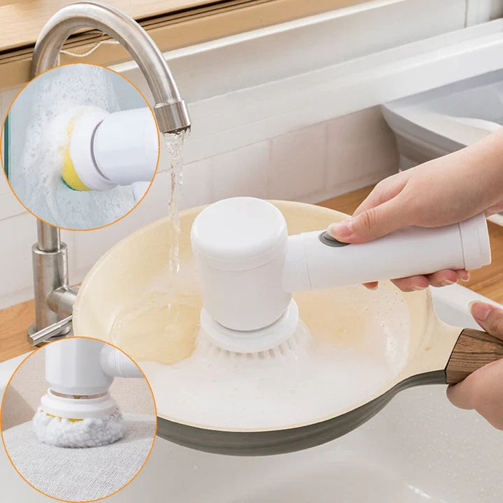 PowerScrub™ – Elektrische Reinigungsbürste für mühelose Sauberkeit [50 % Rabatt]
