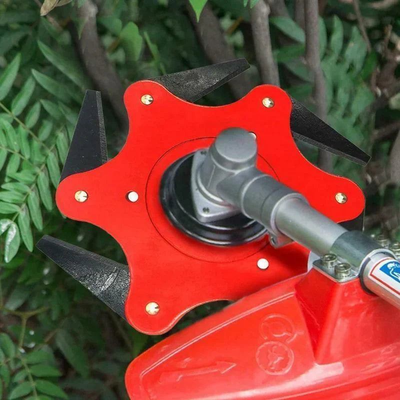50% Rabatt | SteelBlade™ - Unkrauttrimmer - 6-Stahl-Rasierklinge