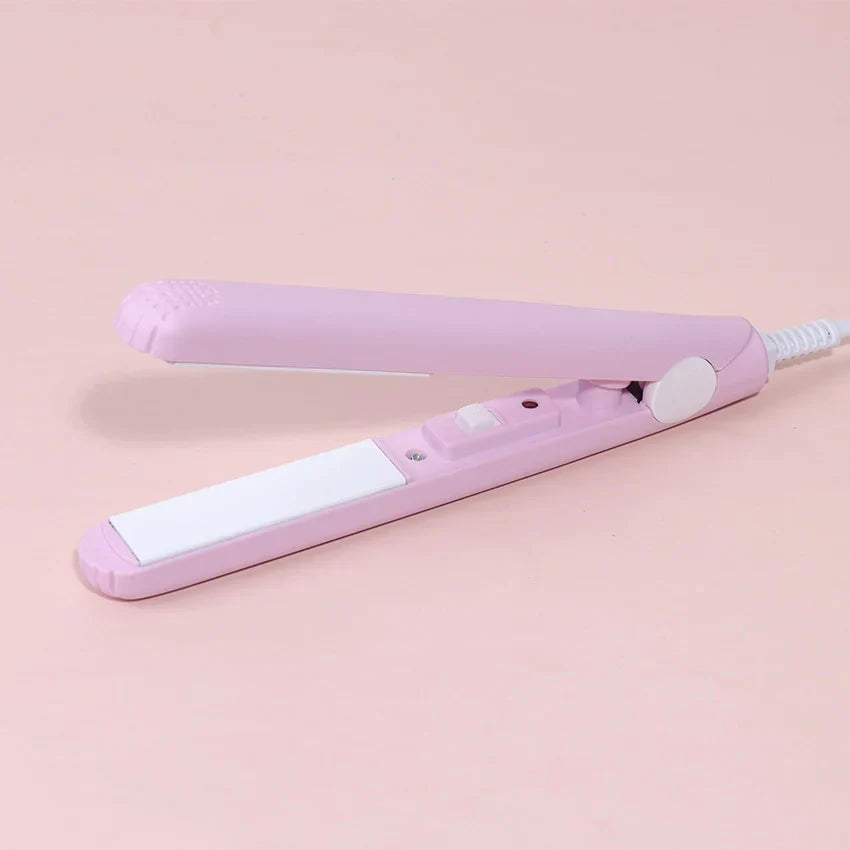 LuxeCurve Mini Haarstyler – Glätten & Locken, Haarschonend, Tragbar, Professionelle Hitze, Glanz & Geschmeidigkeit