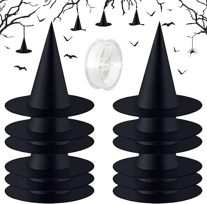 Hexenhüte™ – Unvergessliche Gruselstimmung für Halloween & Party [6 + 6 Gratis]