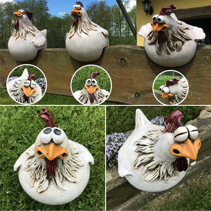 ChickenDeko™ Garten Hühnerfiguren | NUR HEUTE 50% RABATT