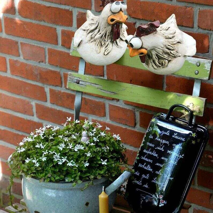 ChickenDeko™ Garten Hühnerfiguren | NUR HEUTE 50% RABATT