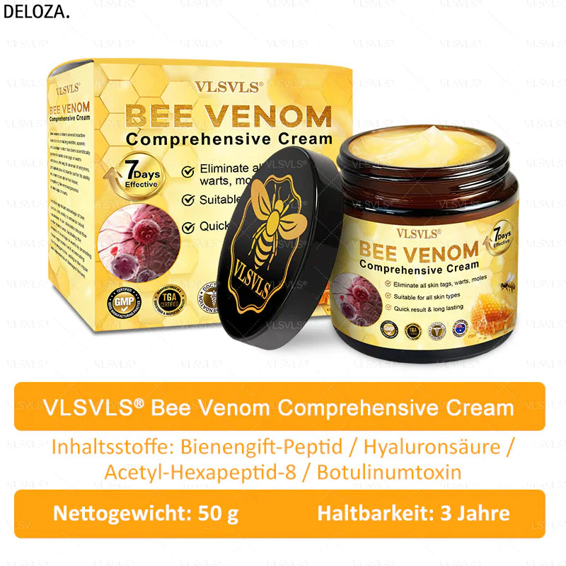 VenomCream™ – Straffende Anti-Aging-Creme mit Bienengift-Peptiden [1 + 1 Gratis]