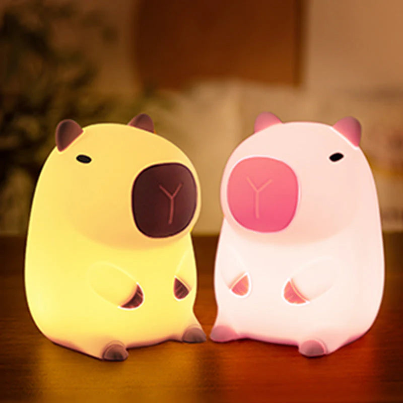GlowLamp™ – Niedliches Capybara-Nachtlicht mit Zeitschaltuhr | 50% Rabatt