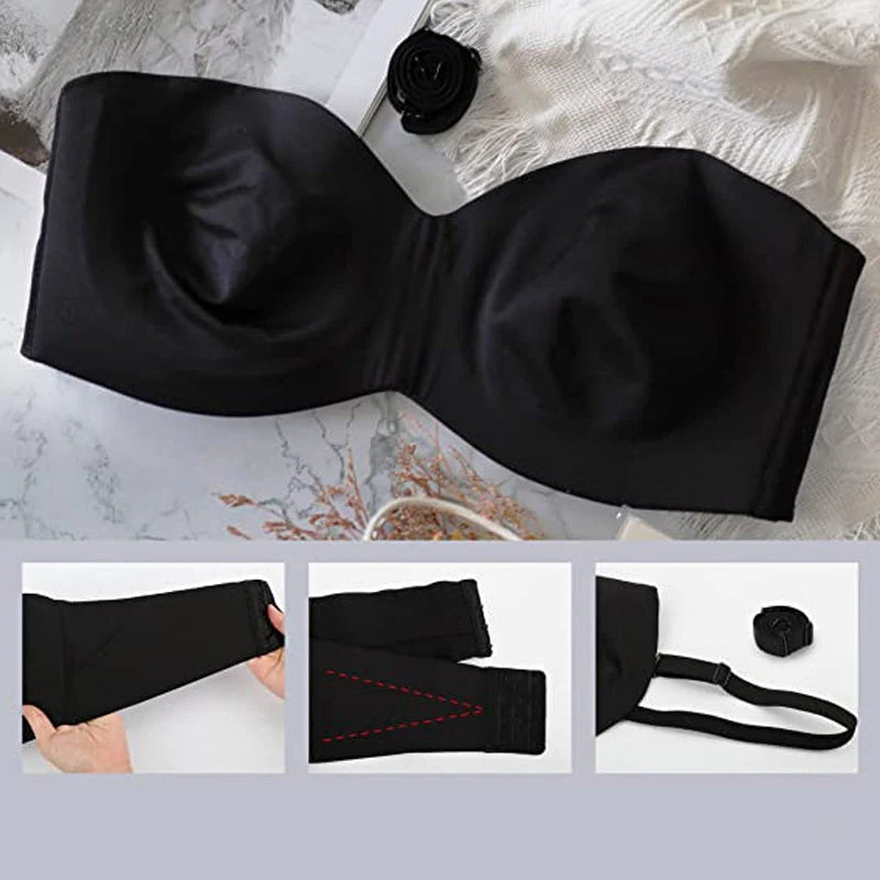 CurveMaster™ – Trägerloser BH mit Sicherem Halt | 50% Rabatt