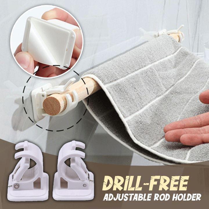 4 + 4  Gratis | FlexRod™ - Klebehalterung ohne Perforation für Vorhangstange [Letzter Tag Rabatt]