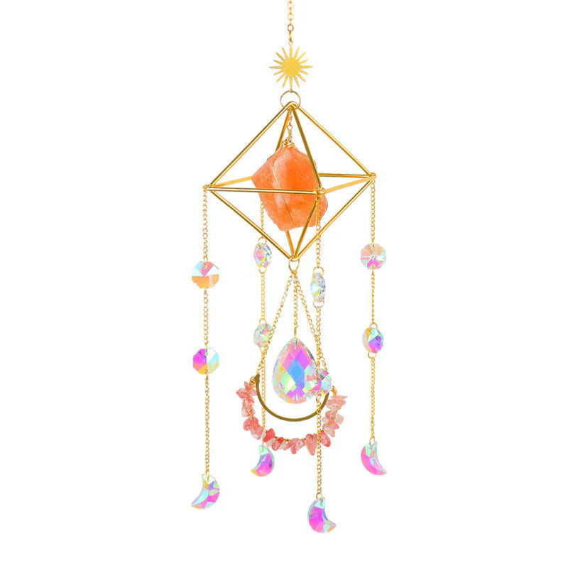 CrystalGlow™ – Mesmerizing Gemstone Wind Chime | 50% Rabatt