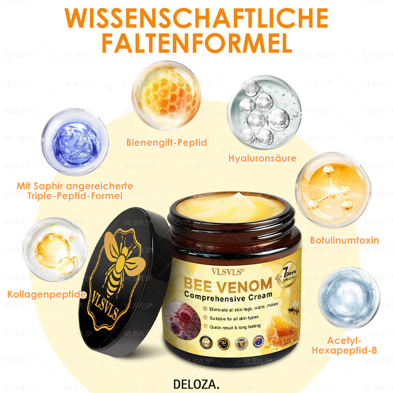 VenomCream™ – Straffende Anti-Aging-Creme mit Bienengift-Peptiden [1 + 1 Gratis]