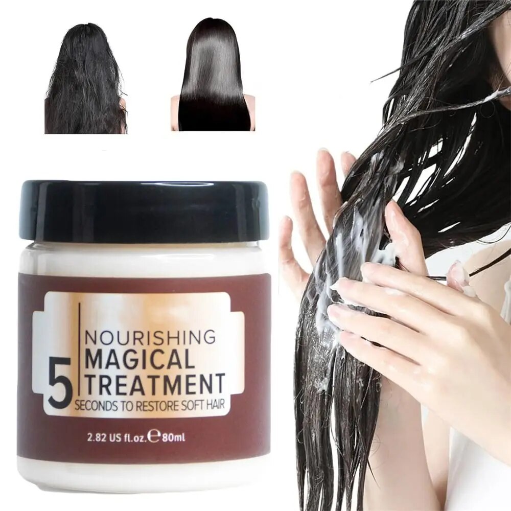 Glossiq Haarmaske – Repariert, Glättet, Spendet Feuchtigkeit, Anti-Frizz, Seidiger Glanz