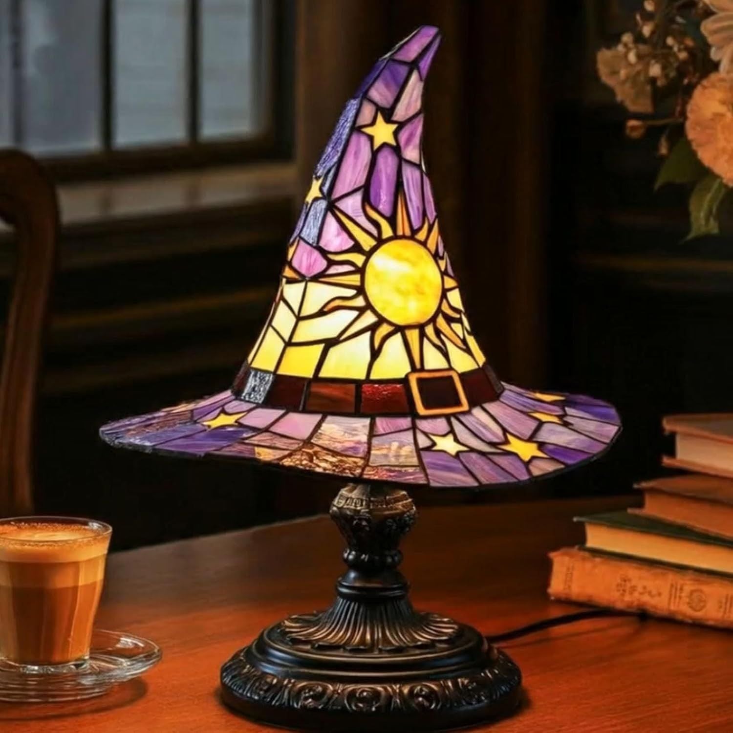 Bleiglas-Tischlampe — Zauberhaftes Licht für Wohlfühlmomente