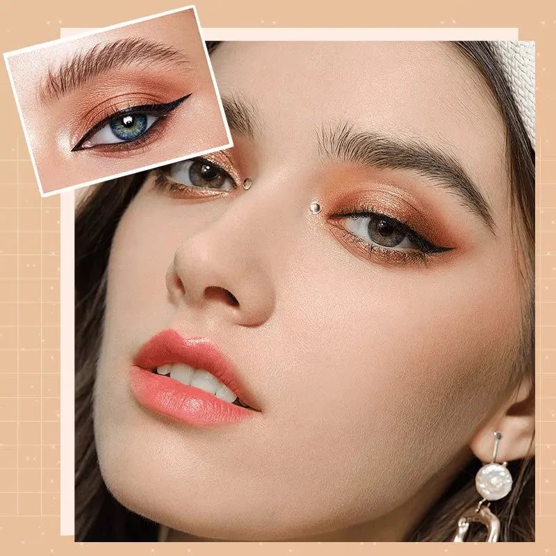 ShimmerGlam Pro Palette – 10 Farben, Langanhaltend, Hochpigmentiert, Glitzer, Make-up