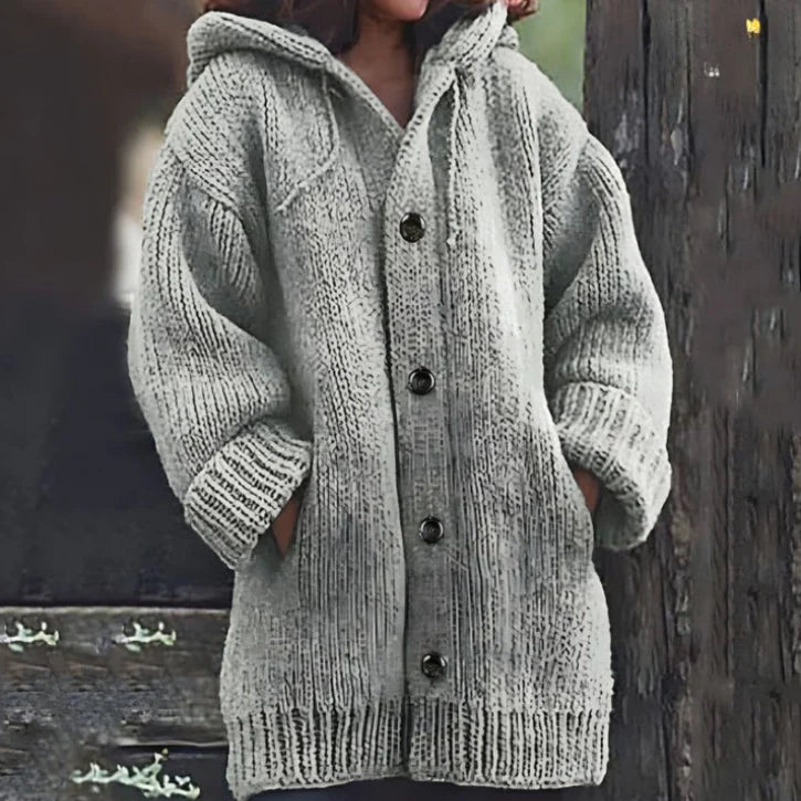 Cardy™ – Gemütliche lange Winterjacke mit Kapuze | 50% Rabatt