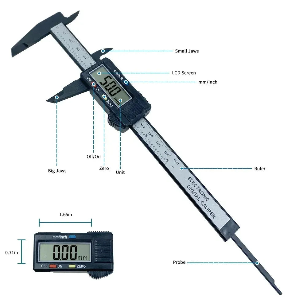 DigiRule™ Mikrometer Digitales Lineal | 50% Rabatt