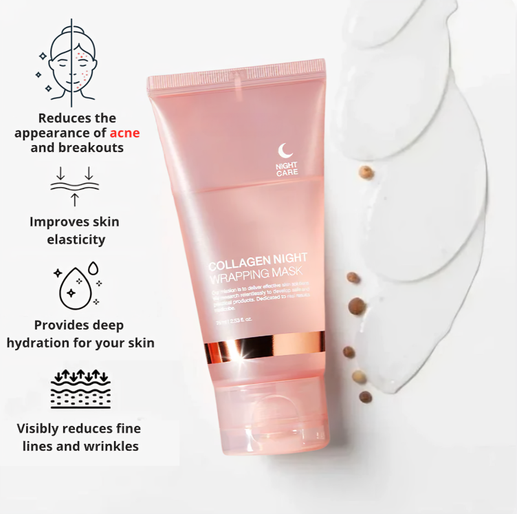 CollaGlow™ – Für eine morgens frische, glatte und gepflegte Haut – ohne Rückstände [1 + 1 Gratis]
