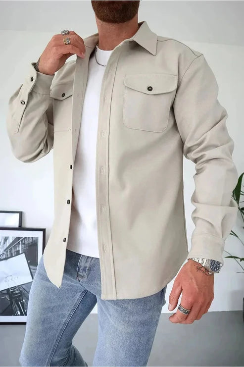 Stan™ – Button-Down Hemdjacke für Einen Neuen Look | 50% Rabatt