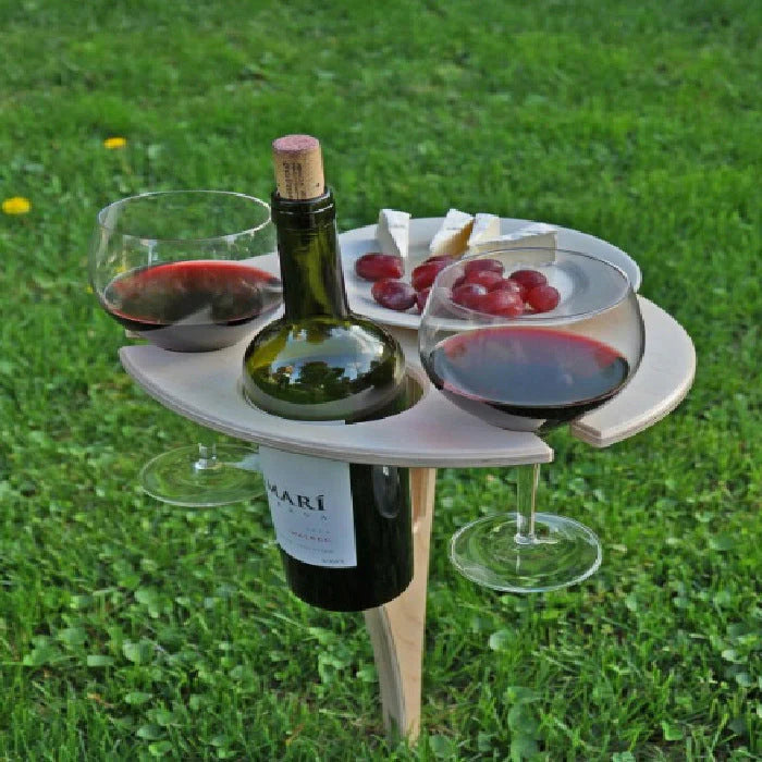 Picky™ – Faltbarer Picknicktisch mit Weinhalterung | 50% Rabatt