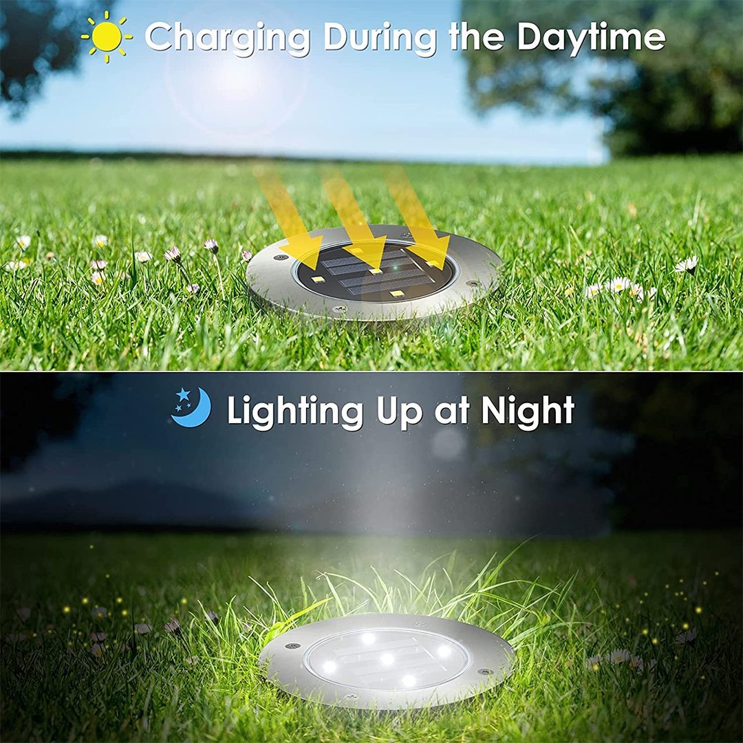 SolarSpot™ - Dekorative Solarlampe für Gehwege im Freien [2 + 2 Gratis]
