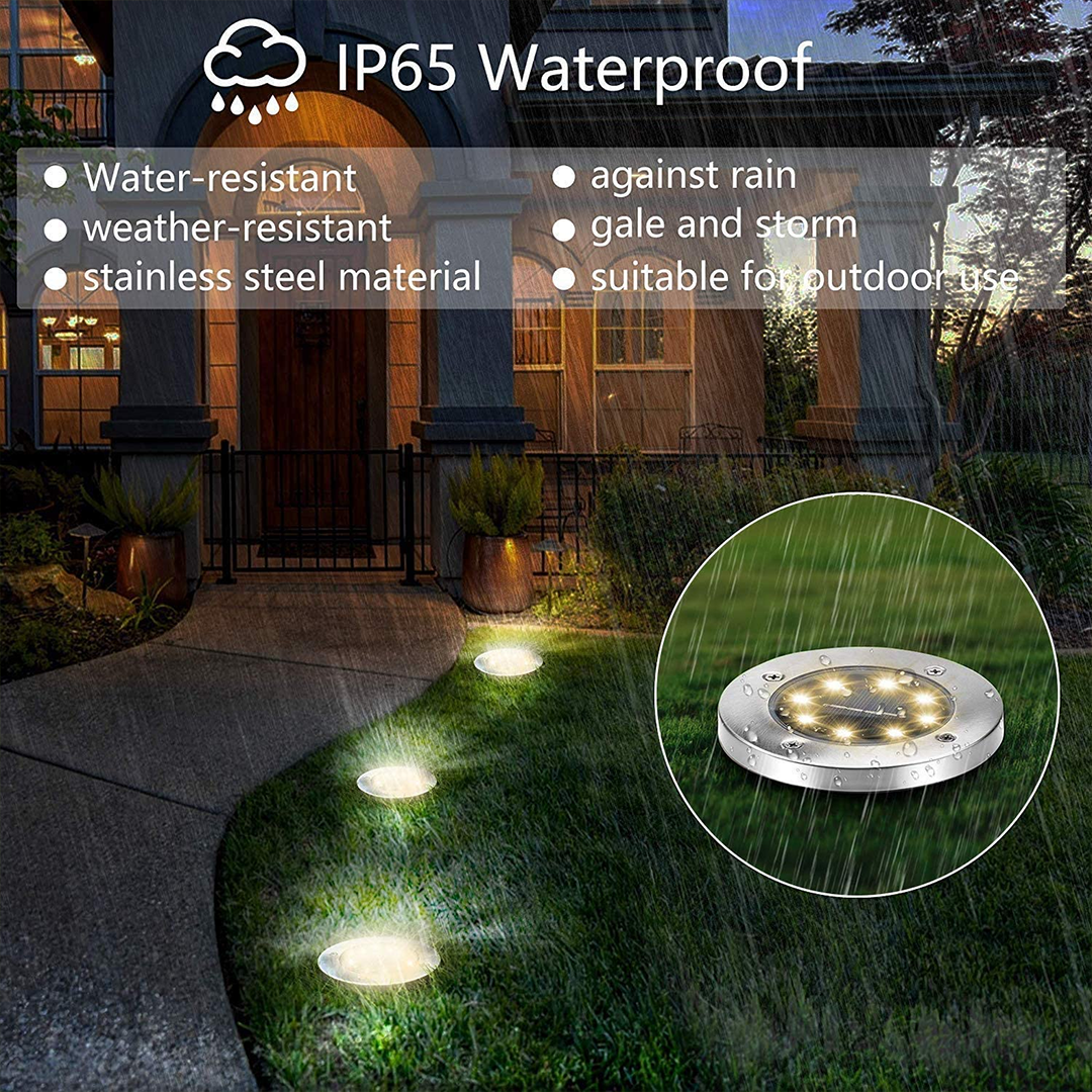 SolarSpot™ - Dekorative Solarlampe für Gehwege im Freien [2 + 2 Gratis]