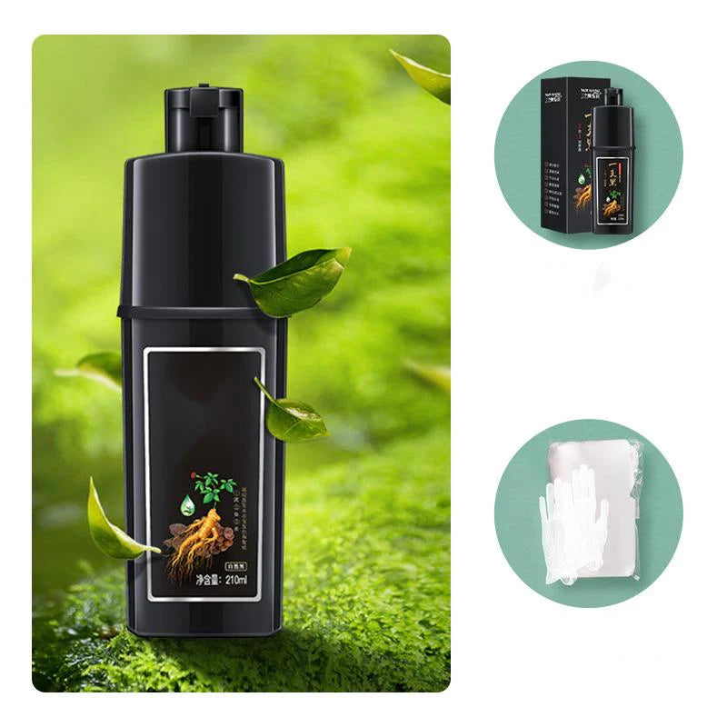 HerbiShine™ – Natürliches 3-in-1 Haarfärbeshampoo | 1 + 1 Gratis