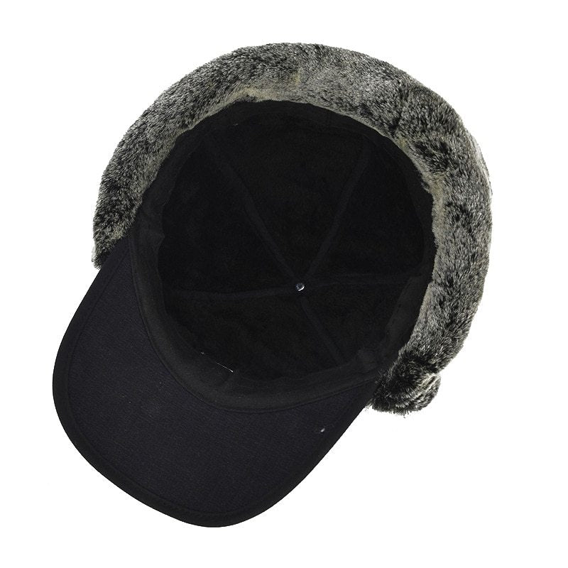 ArcticGuard Wintermütze – Winddichte Fellmütze mit Gesichtsmaske