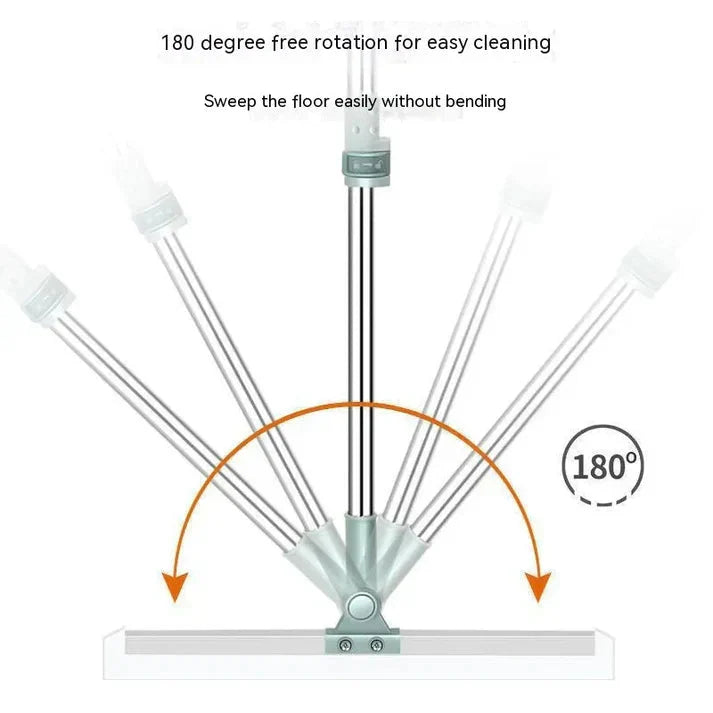 50% Rabatt | FloorClean™ - 2-in-1 Silikonbesen mit 180 ° drehbarem Kopf