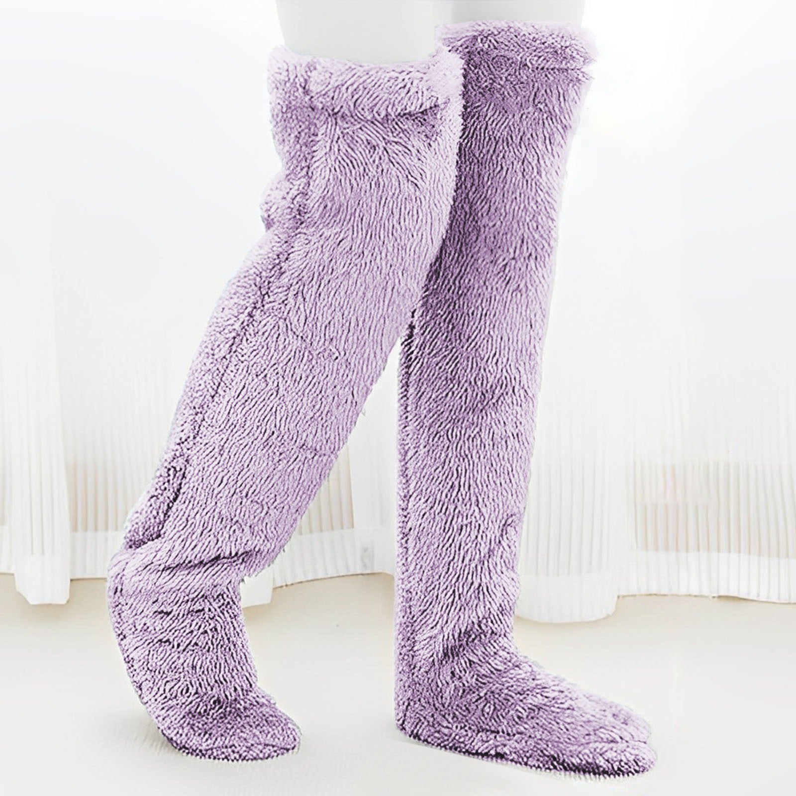 FeatherHug™ – Gänsedaunen-Kniesocken für warme & kuschelige Füße [50% Rabatt]