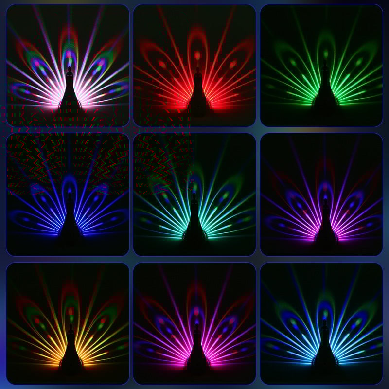 50% Rabatt | GlowFeather™ - Pfauen LED Projektionslicht