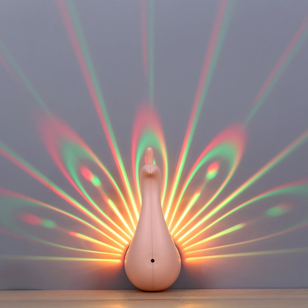 50% Rabatt | GlowFeather™ - Pfauen LED Projektionslicht