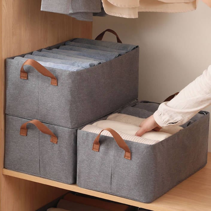 FoldBox™ - Faltbarer Textilschrank Für Ordnung Und Platzersparnis [50% Rabatt]