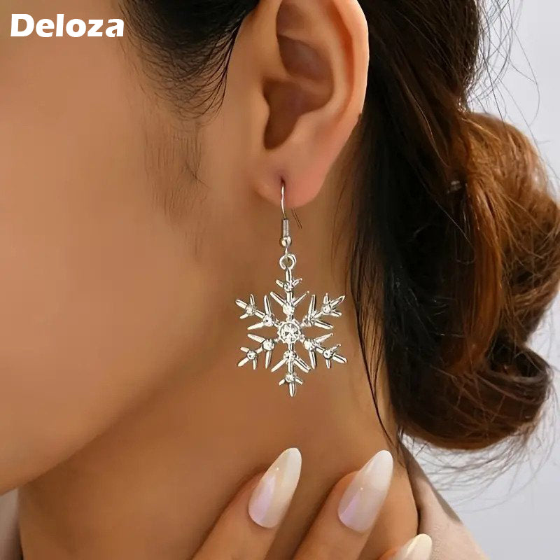 Snowflake™ Weihnachten Schneeflocken-Ohrringe | NUR HEUTE 50% RABATT