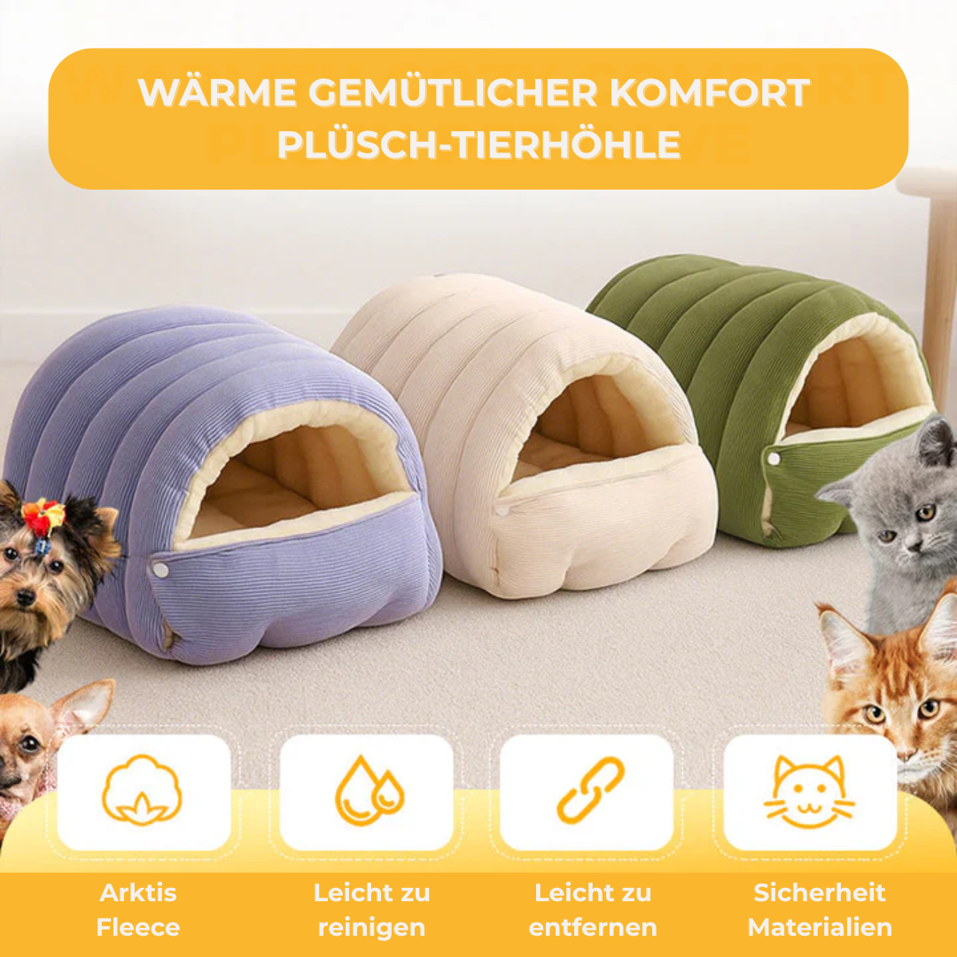 Felltraum™ – Kuschelige Haustierhöhle Deluxe für geborgene Wohlfühlmomente [50 % Rabatt]