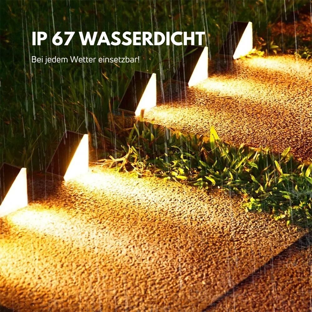 GlowSteps™ – Erhellt eure Nächte mit stilvollen Treppenlichtern für den Außenbereich [1 + 1 Gratis]