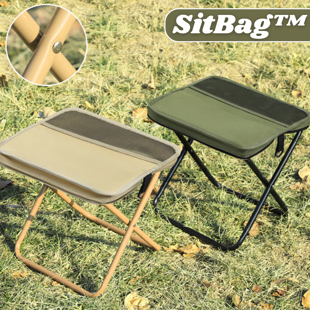 SitBag™ – 2-in-1 Rucksack & Hocker für unterwegs, bequem & praktisch [50% Rabatt]