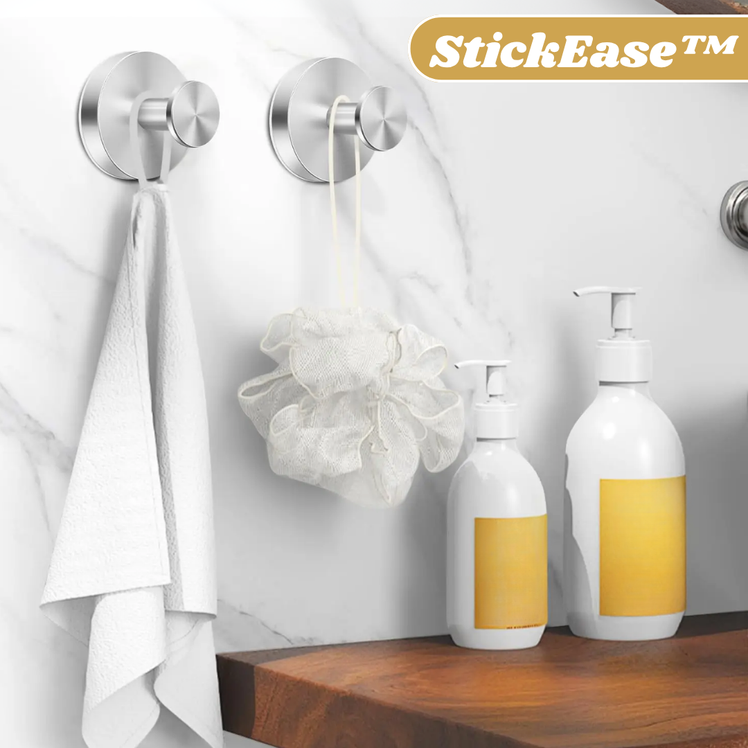 StickEase™ – Vakuum-Saugnapfhaken für sicheren Halt & einfache Anwendung [1 + 1 Gratis]