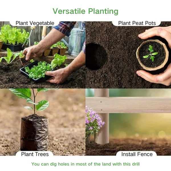 DirtDrill™ - Pflanzbohrer Aus Stahl Für Gartenarbeiten [50% Rabatt]