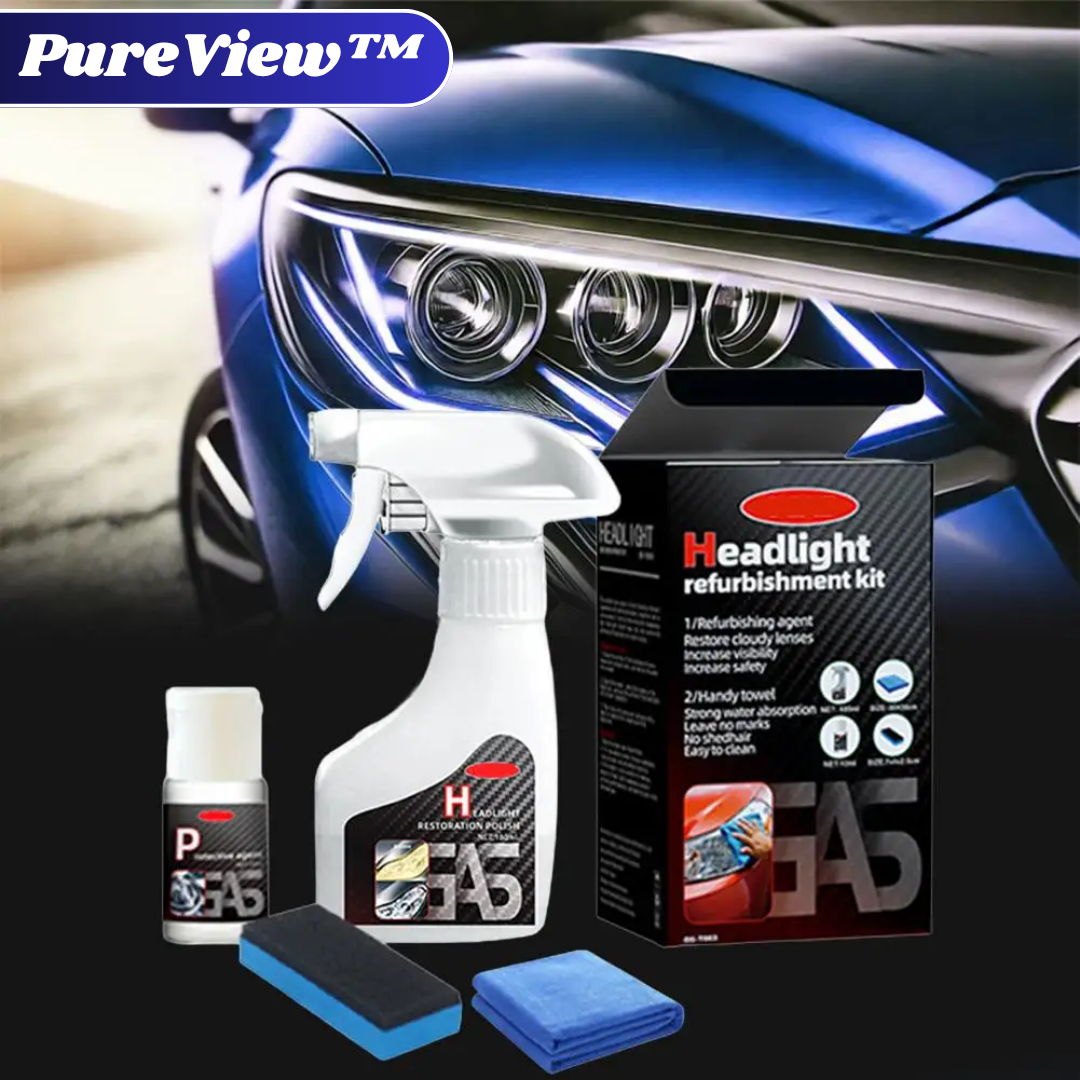 PureView™ – Scheinwerfer-Reparatur-Set für klare & strahlende Sicht [50 % Rabatt]