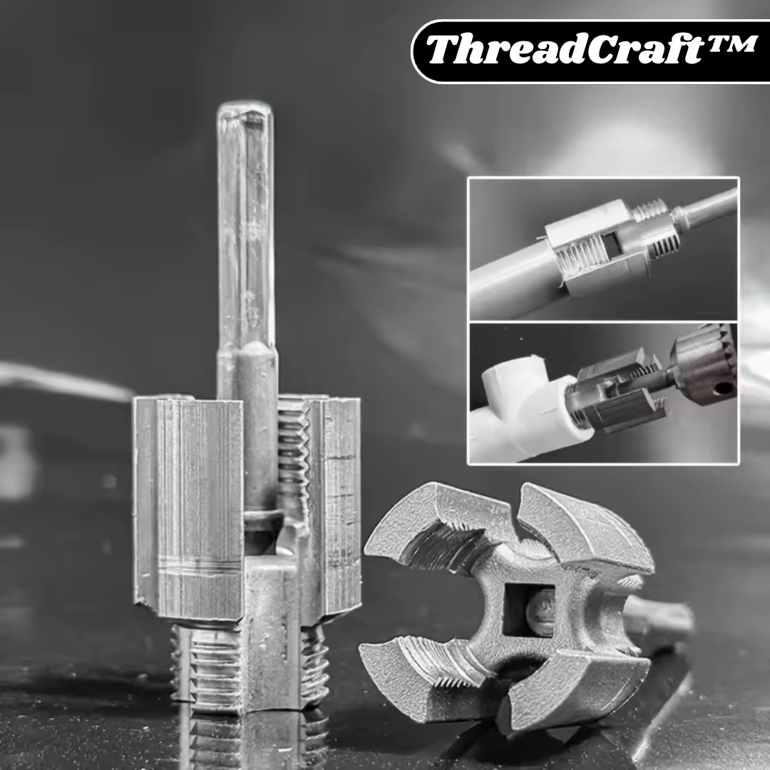ThreadCraft™ – 2-in-1-Rohrgewindeschneider für präzises Schneiden [50 % Rabatt]