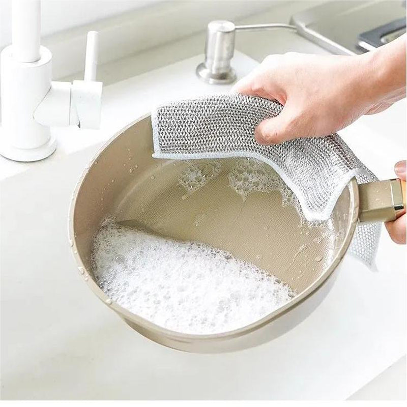 10 + 10 Gratis | FlexClean™ - Mehrzweck-Drahttücher für hartnäckige Flecken