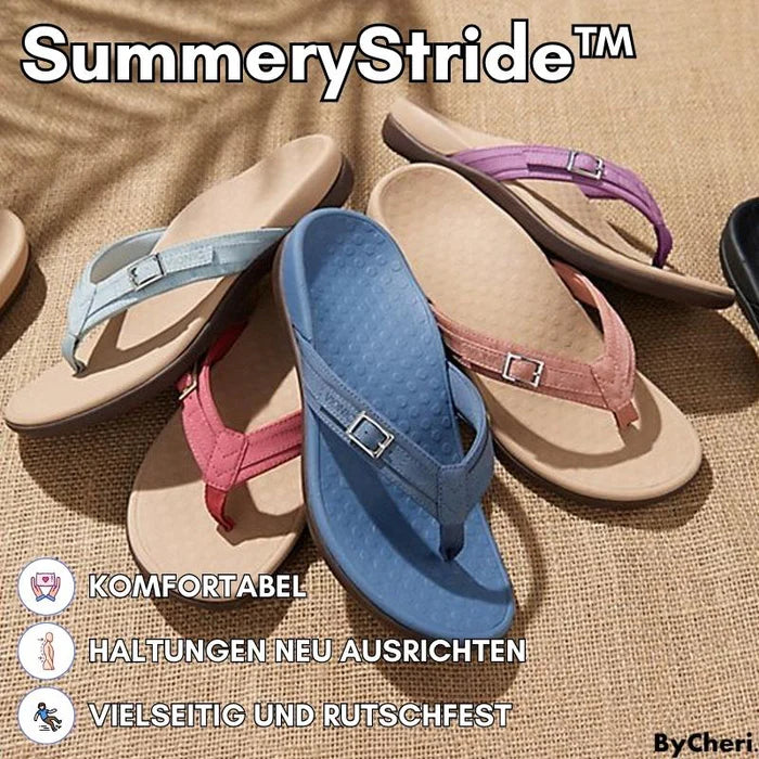 SummerStride™ Flip Flops - Stilvoller Komfort für mühelose Sommertage | 50% Rabatt