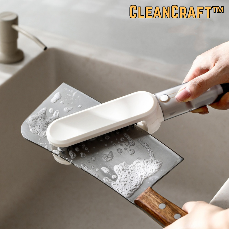 CleanCraft™ – 3-in-1 Reinigungsbürste für Messer, Besteck und mehr [50% Rabatt]