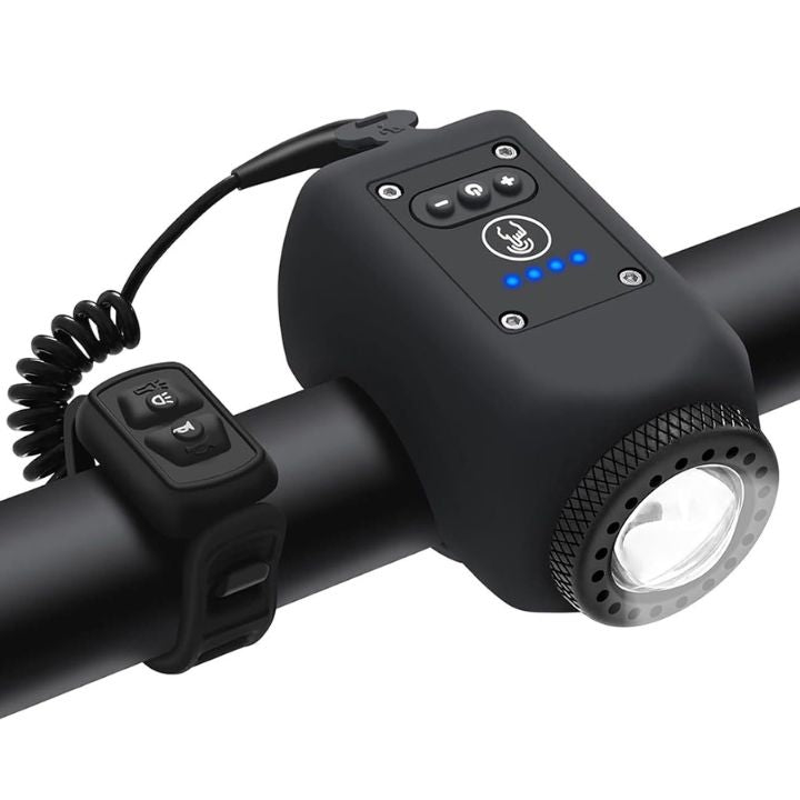 LuminoHorn™ – Fahrradklingel mit Licht – Laut, wasserdicht & USB-ladbar [50 % Rabatt]